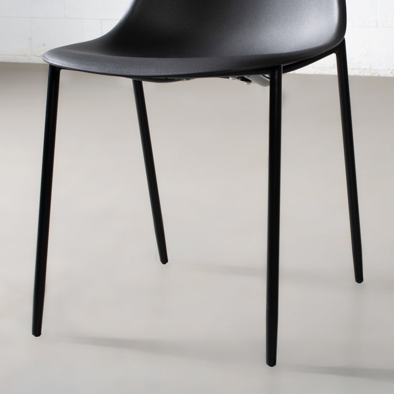 ELLEN - Black Dining Chair