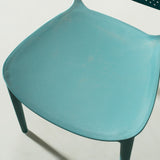 POLKA - Blue UV Resistant Plastic Dining Chair