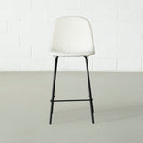 MILAN - Cream Boucle Counter Stool