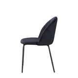 SOPHIE - Black Velvet Dining Chair