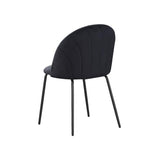 SOPHIE - Black Velvet Dining Chair