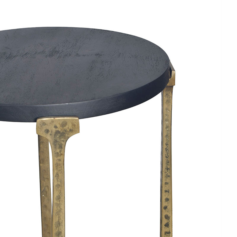 SUIKO - Black Mango Wood Side Table