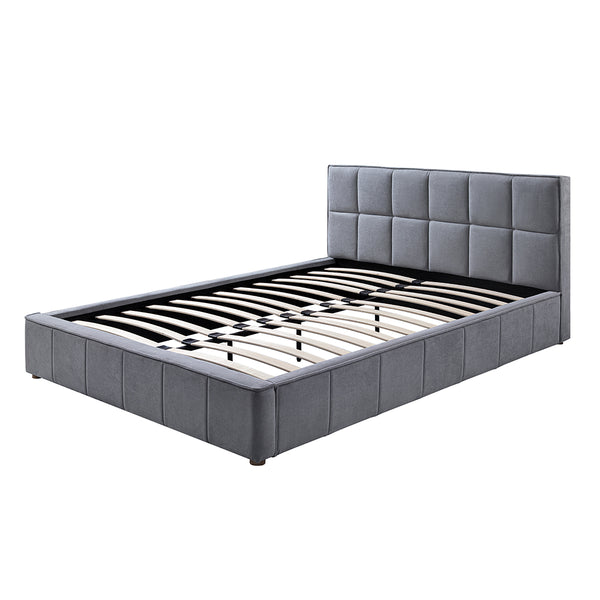 VENICE - Grey Fabric Bed