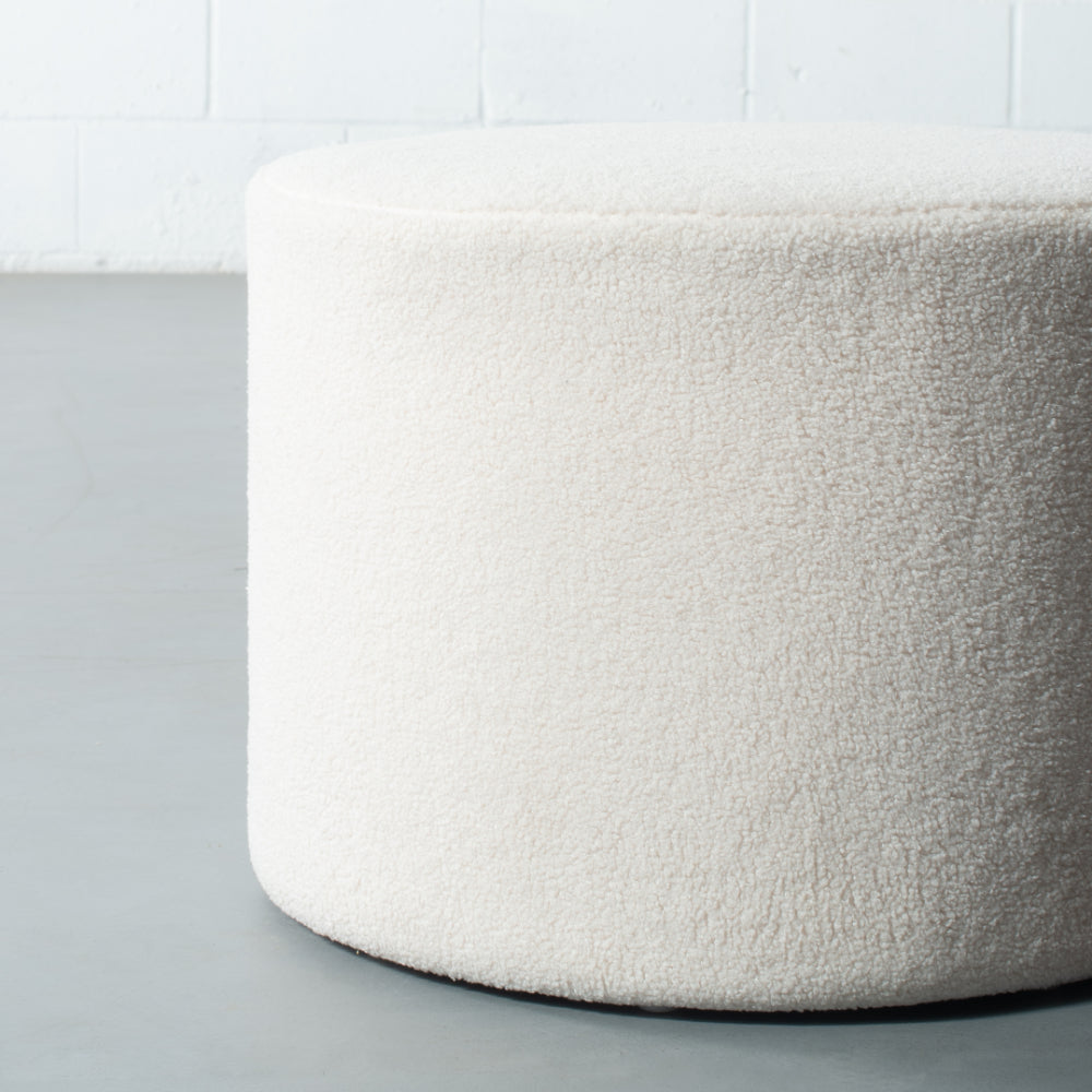 BACIO - Cream Fabric Ottoman – Wazo Furniture